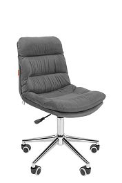 Кресло Chairman Home 115 Россия ткань Т-55 серый - Фото предпросмотра