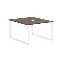 Стол 2-х местный EQWST 1113 Дуб Денвер тёмный/Белый 1160х1346х750 EDIS - Фото предпросмотра