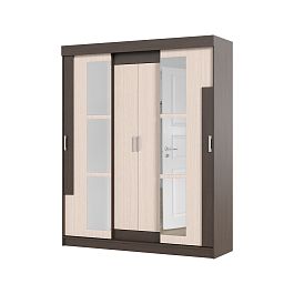 Андрей-Е (ФЕЯ) шкаф-купе (1600*2100*520 мм) венге/дуб белфорд - Фото предпросмотра