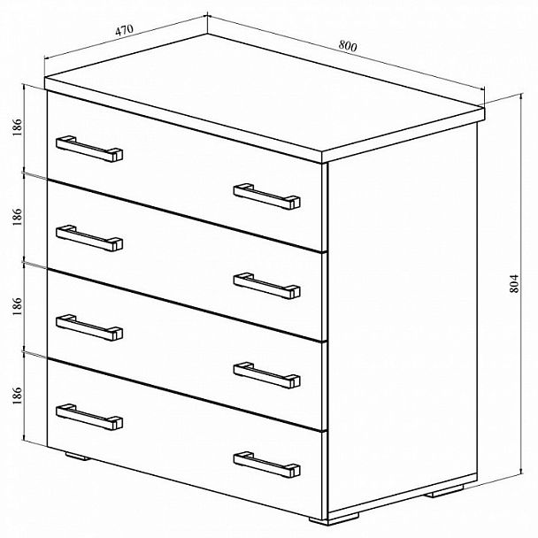 Комод Виктория ВИ-71 - Вид 3