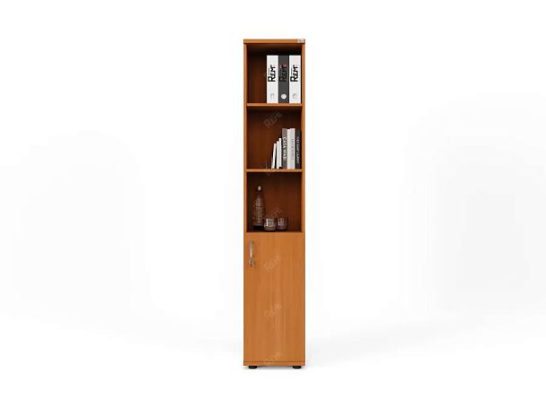 ЛАЙТ / LIGHT RLG031-35x35 Шкаф комбинированный 35x35x183 Вишня - Вид 2