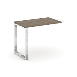 Style Project Direct Lux Брифинг-приставка M-SN-6O.BR-004 Вяз Благородный/Нержавеющая Сталь/Хром 1180*600*750 - Фото предпросмотра