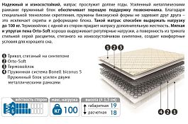 Матрац 90*200 Стандарт - Фото предпросмотра