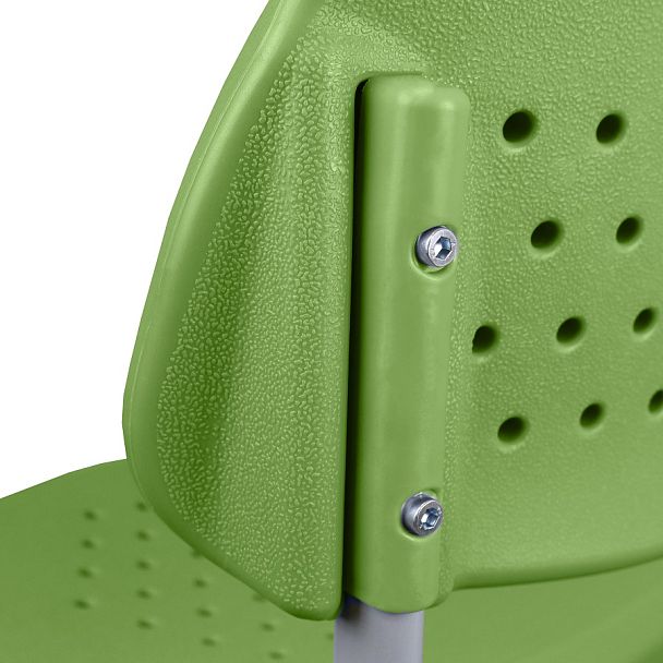 Школьный стул BOCCA, зеленый (каркас RAL 7040 серый), гр.4-6 - Вид 6