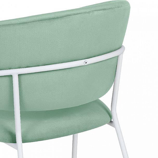 Комплект кухонных стульев Даксон мятный велюр/белый, 4 шт. - Вид 10