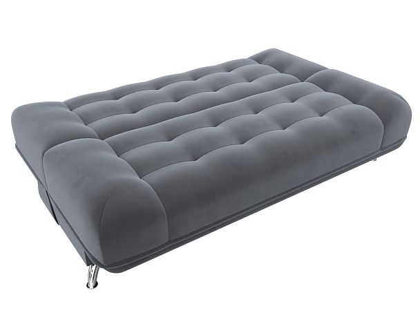 Диван Книжка Анна (полностью велюр серый) - Вид 7