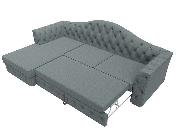 Диван угловой Артис левый угол Рогожка серый - Вид 7