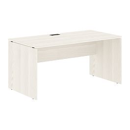 Стол прямой EDST 1580 Ясень Траун/Черный 1560х800х750 EDIS - Фото предпросмотра