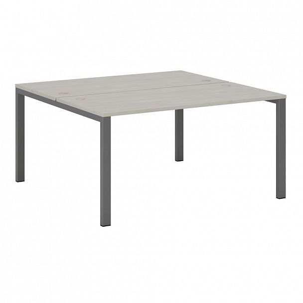 Бенч-система две столешницы New Line 150x146,6x75 дуб шамони светлый - Вид 1