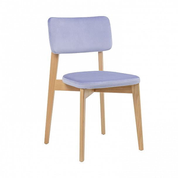 Стул Topas, сиреневый велюр Paddington 12, лак - Вид 2