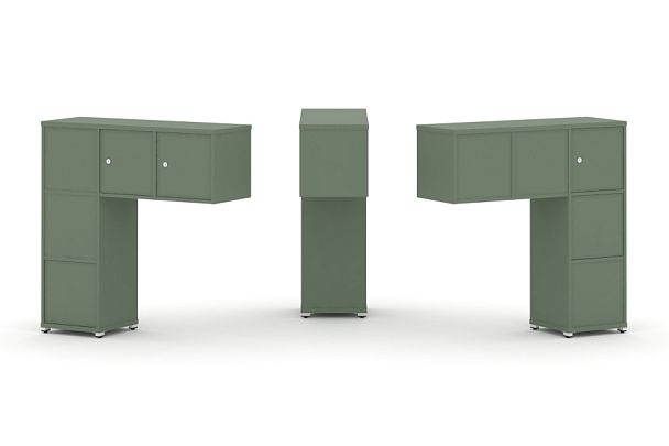 Concept Надставка низкая CN.DNN-006 Кобо/Металл Белый 1099*365*1130 - Вид 1