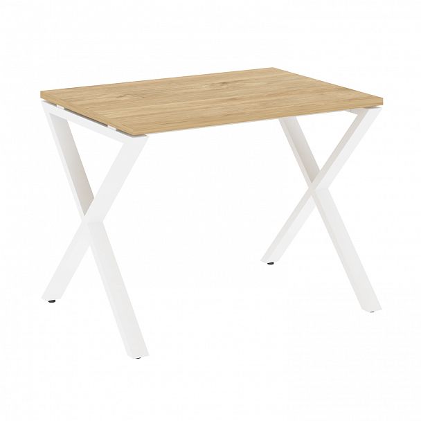 Стол рабочий "Loft" VR.L-SRX-1.7 тиквуд светлый/белый - Вид 1