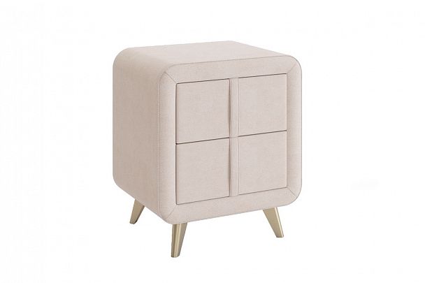 Тумба прикроватная Софи 2 TM-001.2.2081 крем (велюр) - Вид 1