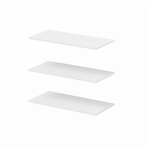 Полка съемная "Министр" ПК-МИН-ПЛ86Х40/3-В1-76 белый - Вид 1