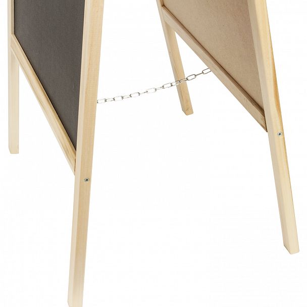 Доска-штендер двусторонняя для мела и магнитно-маркерная (54х109 см), черная/белая, STAFF, 236889 - Вид 6