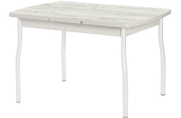 Стол ТР 300 ЛДСП, 16мм, 1200(2000)*800, Дуб Крафт Белый Дуб Крафт Белый - Вид 1