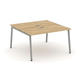 Стайл Проджект Рабочая станция 2-х сторон. SN-4A.DRS-012 Тиквуд Светлый/Металл Серый 1180*1432*750 - Фото предпросмотра