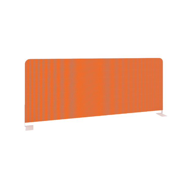 Onix Экран тканевый боковой O.TEKR-98 Оранжевый/Белый металл 980*390*22 - Вид 1