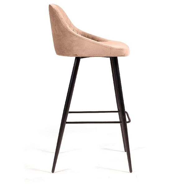 Стул барный Douglas ромб, бархат бежевый 5 - Вид 3