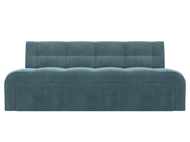Диван кухонный прямой Люксор Велюр бирюзовый - Вид 2