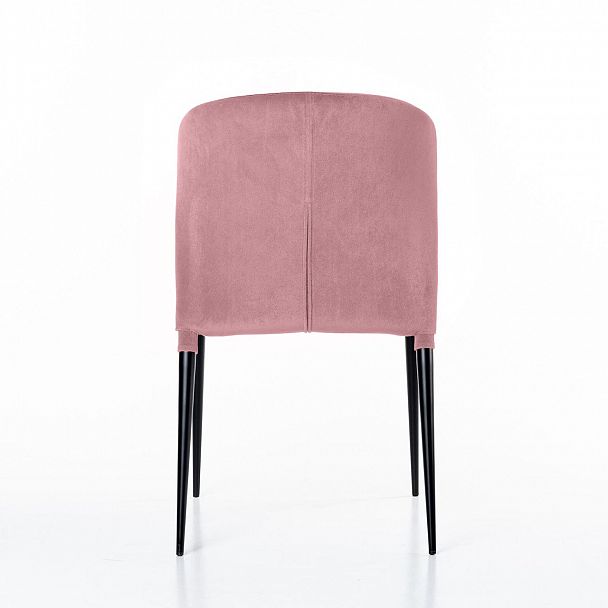 Стул Albert (Альберт), бархат пудровый 15, стопируемый - Вид 4