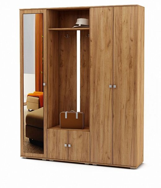 Стенка для прихожей Тунис-3 - Вид 1