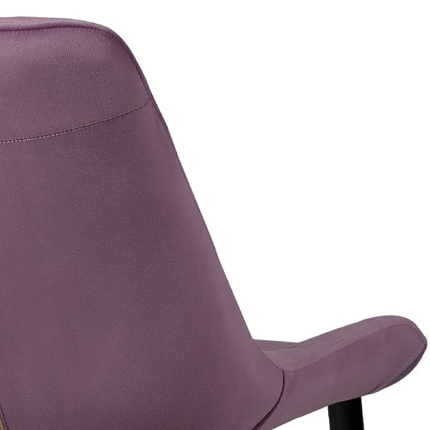 Комплект полубарных стульев Эйден, Confetti lilac/черный, 2 шт. - Вид 8