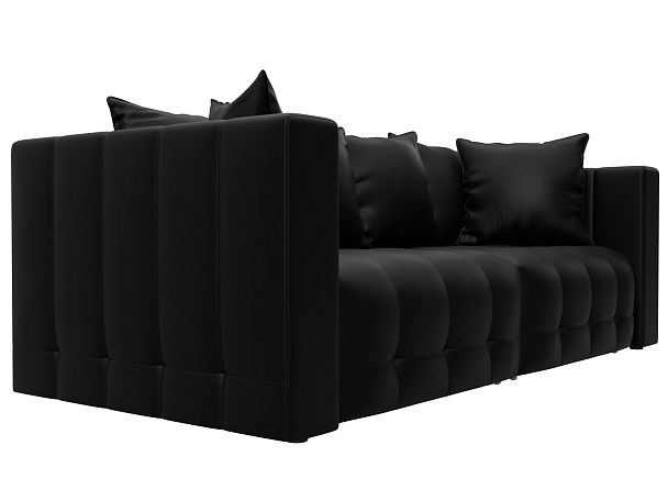 Диван прямой Лига-052 НПБ Экокожа черный - Вид 3