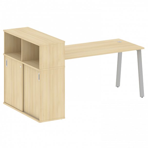 Рабочая станция "Metal System" БА.РС-СШК-3.4 акация/серый - Вид 1