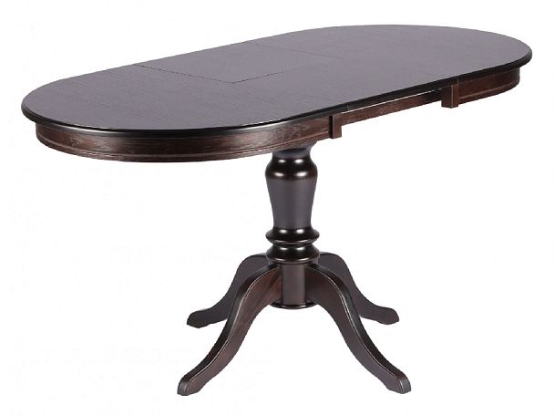 Обеденная группа стол Анфея 110(150)х75х76 Венге и 2 стула Арктос Венге/Бежевый жаккард - Вид 4