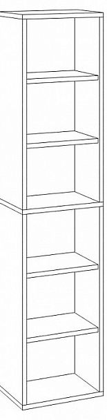 Шкаф для белья Домино СУ(ш1в2)+2 ФГ Венге - Вид 2