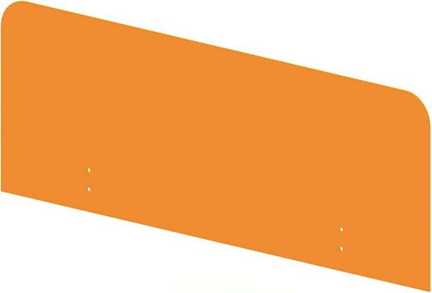 Экраны для столов "Настольные защитные экраны «Лайт»"  ПК-ЛТ-ЭКР90Х33-В2-171 оранжевый - Вид 1