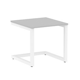 Home Office Стол журнальный VR.SP-2-58.G Серый/Белый металл 580*600*550 - Фото предпросмотра