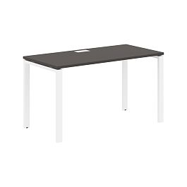 Стол прямой EUST 1367 Мокко/Белый 1360х670х750 EDIS - Фото предпросмотра