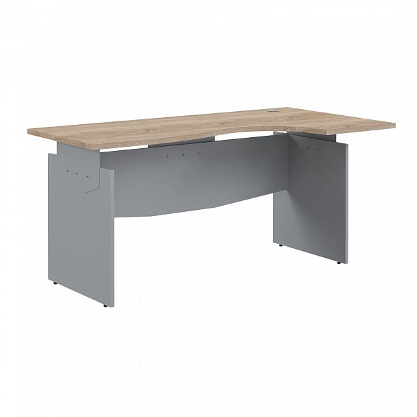 Стол "Offix new" OCET 169 дуб сонома/металлик - Вид 2