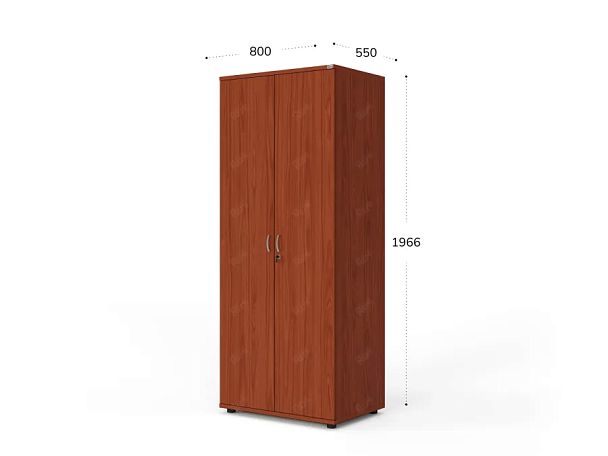 UNITY РШ-10 ОРЕХ ИТАЛЬЯНСКИЙ Закрытый шкаф Прямой 800x550x1966 - Вид 8