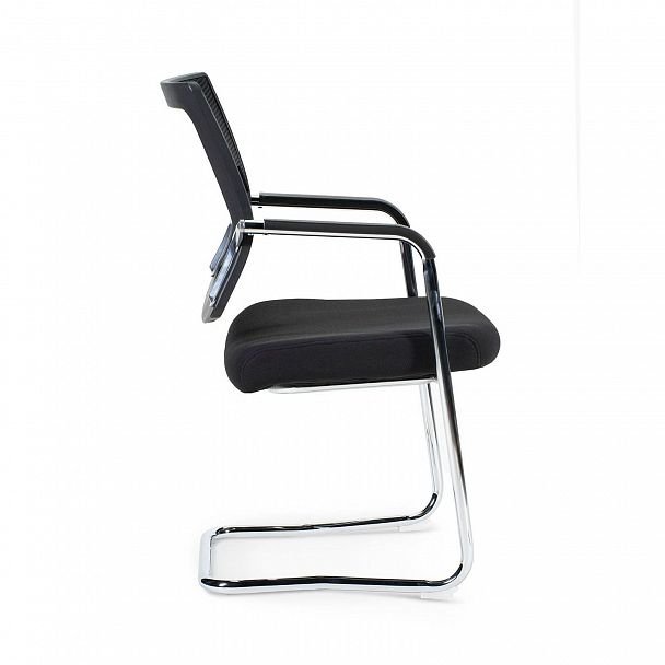 Кресло Вельд CF / хром / черная сетка / черная ткань - Вид 2