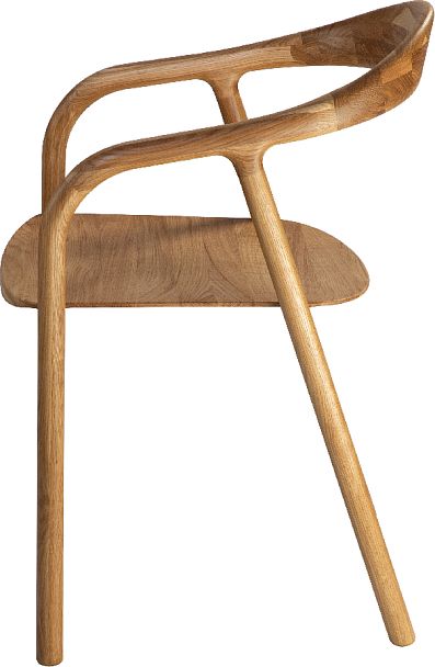 Кресло деревянное из массива дуба Соул Дуб светлый - Вид 8