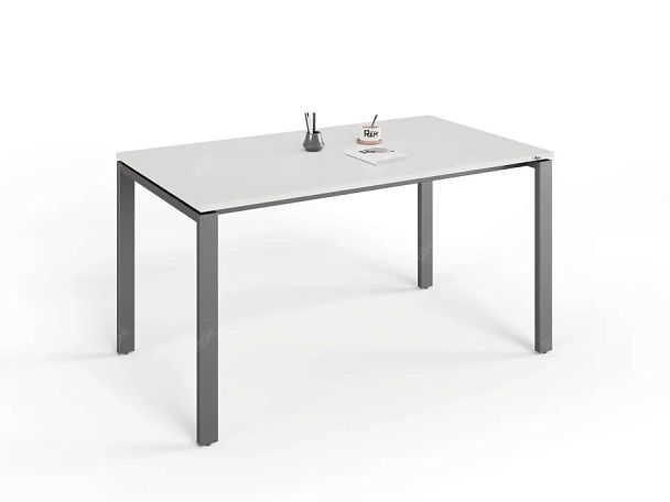 UNITY РМС8-14 БЕЛЫЙ Стол на металлокаркасе прямой 1400х800х750 - Вид 3