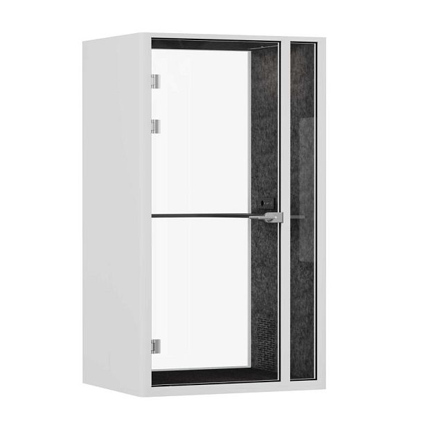 SoundCube RV UNO+ з/с-стекло  SDC-1.2-GL Белый/Морская Галька/Антрацит/Прозрачный/Серый 1300*1070*2278 - Вид 1