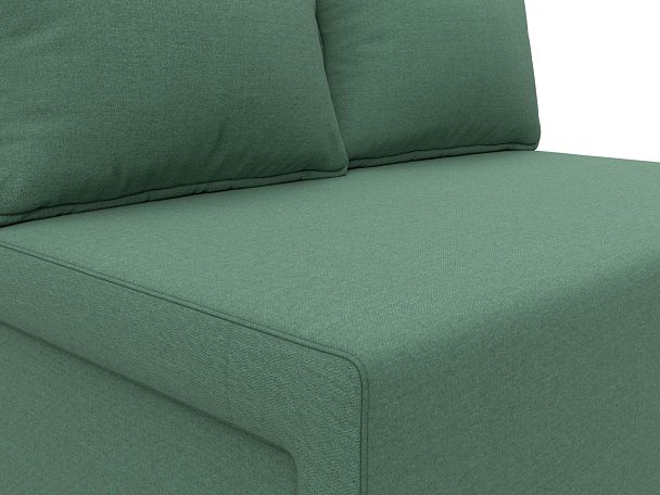 Диван прямой Лагуна Рогожка зеленый - Вид 4