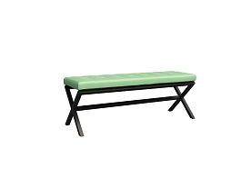 Next Банкетка двухместная NLT.L-2 Kanzas 20/Металл Антрацит 1300*380*480 - Фото предпросмотра