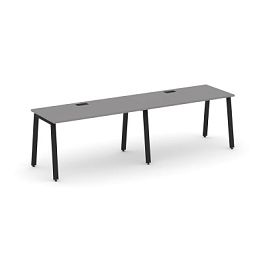 Стайл Проджект Рабочая станция односторонняя SN-6A.ORS-001 Серый Пепел/Металл Черный 1960*600*750 - Фото предпросмотра