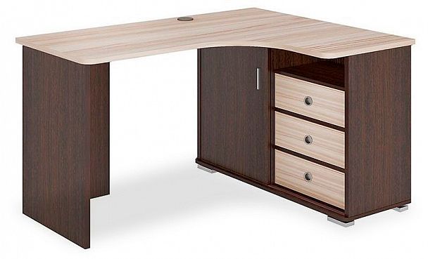 Стол письменный Домино СР-145С Венге/Карамель правый - Вид 1