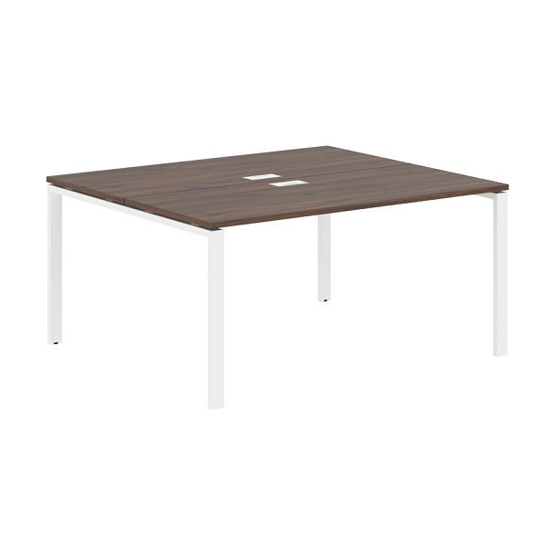 Стол 2-х местный EUWST 1513 Дуб Денвер тёмный/Белый 1560х1346х750 EDIS - Вид 1