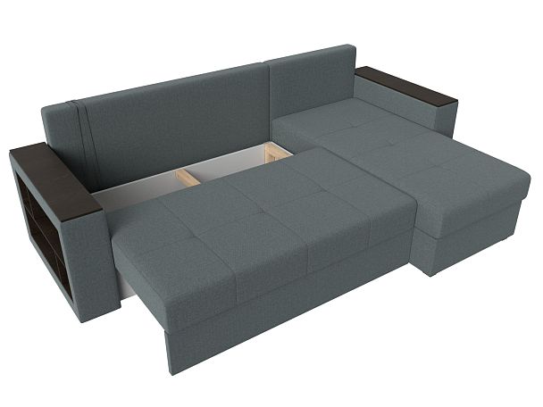Диван угловой Дубай Лайт правый угол Рогожка серый - Вид 7