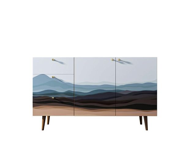 Комод Berber с двумя дверками и ящиками принт 11 арт BB17/Print_11 - Вид 1