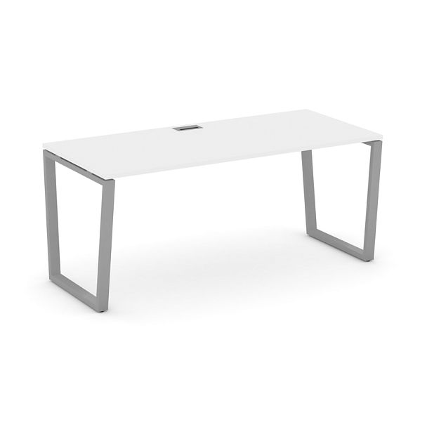 Style Project Direct Direct Стол письменный SN-6T2.SR-014.M Белый/Металл Серый 1580*700*750 - Вид 1