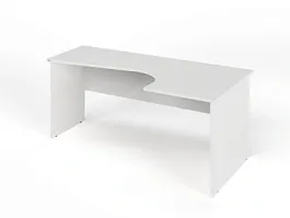 ЛАЙТ / LIGHT RLG005-18x11R Угловой стол 180x110x75 Белый - Фото предпросмотра