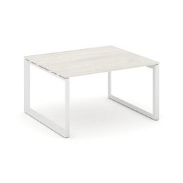 Style Project Next Стол переговорный SN-59O.SPRG-032.3 Дуб Наварра/Металл Белый 1180*1180*750 - Фото предпросмотра
